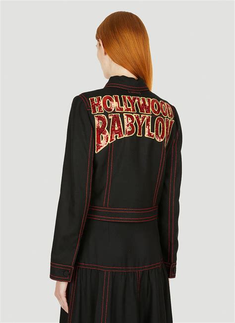 gucci hollywood babylon jacket|Hollywood Babylon Jacket in Black Gucci .